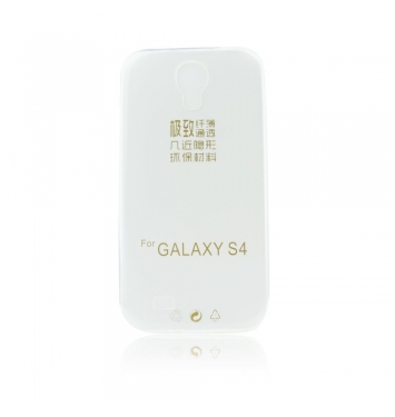 Silikónový 0,3mm zadný obal na Samsung Galaxy S4 (I9500) transparent