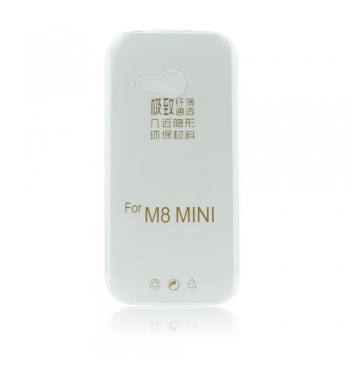 Silikónový 0,3mm zadný obal na HTC One (M8) mini transparent