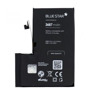 Battery  for Iphone 12 PRO MAX 3687 mAh  Blue Star HQ