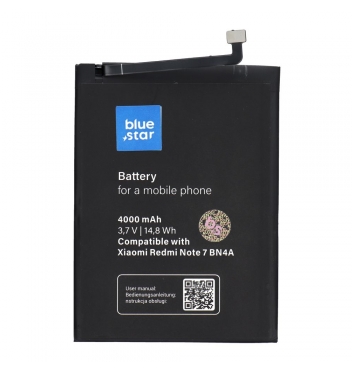 Battery for Xiaomi Redmi Note 7 (BN4A) 4000 mAh Li-Ion Blue Star