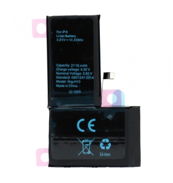Battery  for Iphone X 2716 mAh Polymer BOX