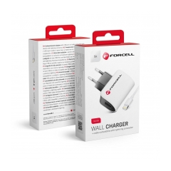 FORCELL Travel Charger for iPhone Lightning 8-pin + cable