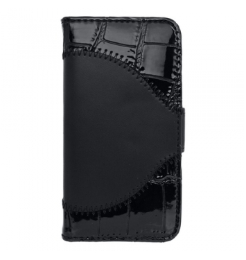 Puzdro knižkové (peňaženka) Iphone 5  čierna