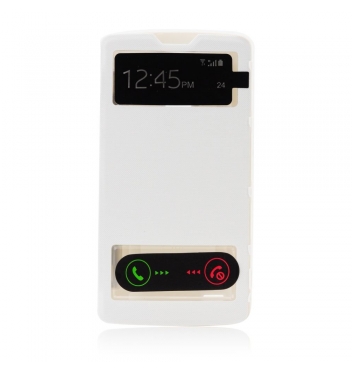 S-VIEW case with window - LG G3 biele
