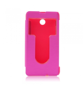 S-VIEW case with window - Nokia 630/635 ruzove
