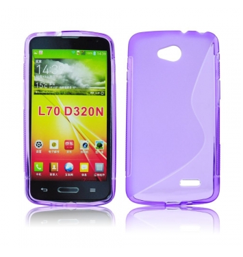 Puzdro gumené  LG L70/L65 fialove