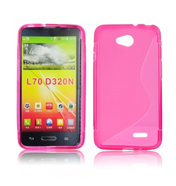 Puzdro gumené  LG L70/L65 ruzove