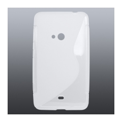 Puzdro gumené Nokia Lumia 625  transparent
