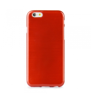 Jelly Case Brush - Apple iPhone 7 (4,7) red