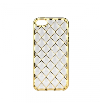 LUXURY - silikónový obal na iPhone 5/5S/5SE gold