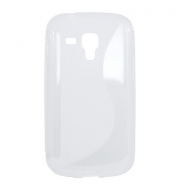 Puzdro gumené Samsung S7562 Galaxy S Duo transparent