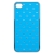 Puzdro tvrdé iPhone 4G/4S  modrá s kamienkami