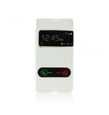S-VIEW case with window - Sony Xperia E3 biele