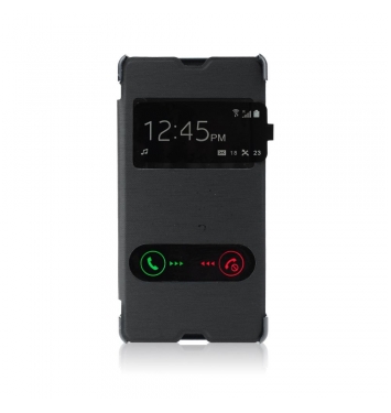 S-VIEW case with window - Sony Xperia E3 čierne
