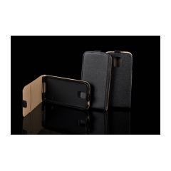 Puzdro flip POCKET slim Samsung G920 Galaxy S6 čierne
