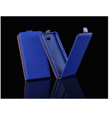 Puzdro flip flexi slim SONY Xperia E4G modre